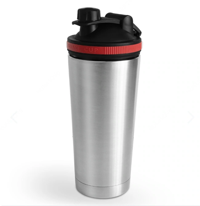 Vaso Shaker Doble Acero Inoxidable /Roja