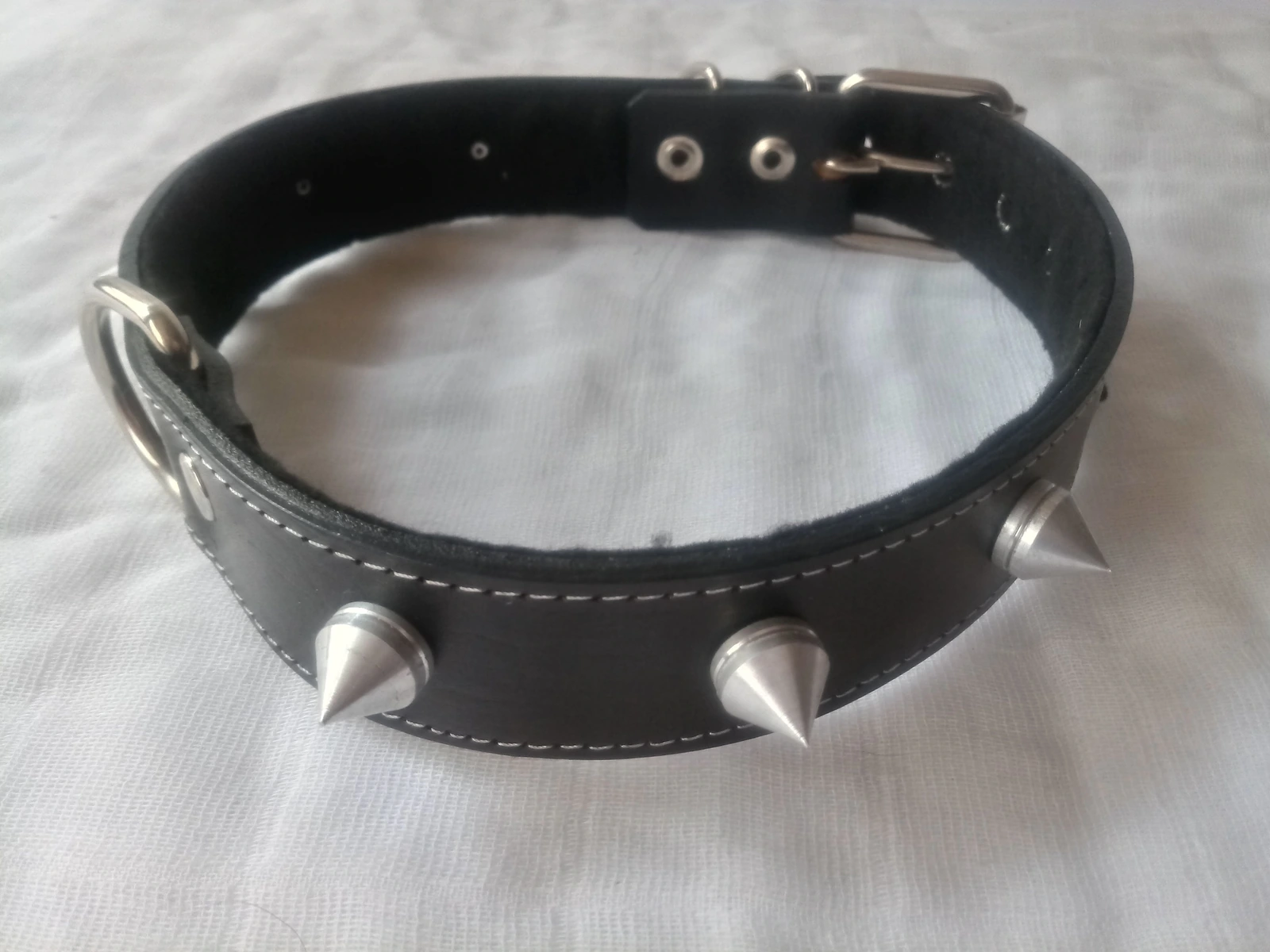 Collar Con Picos Reforzado Para Razas Medianas Y Grandes