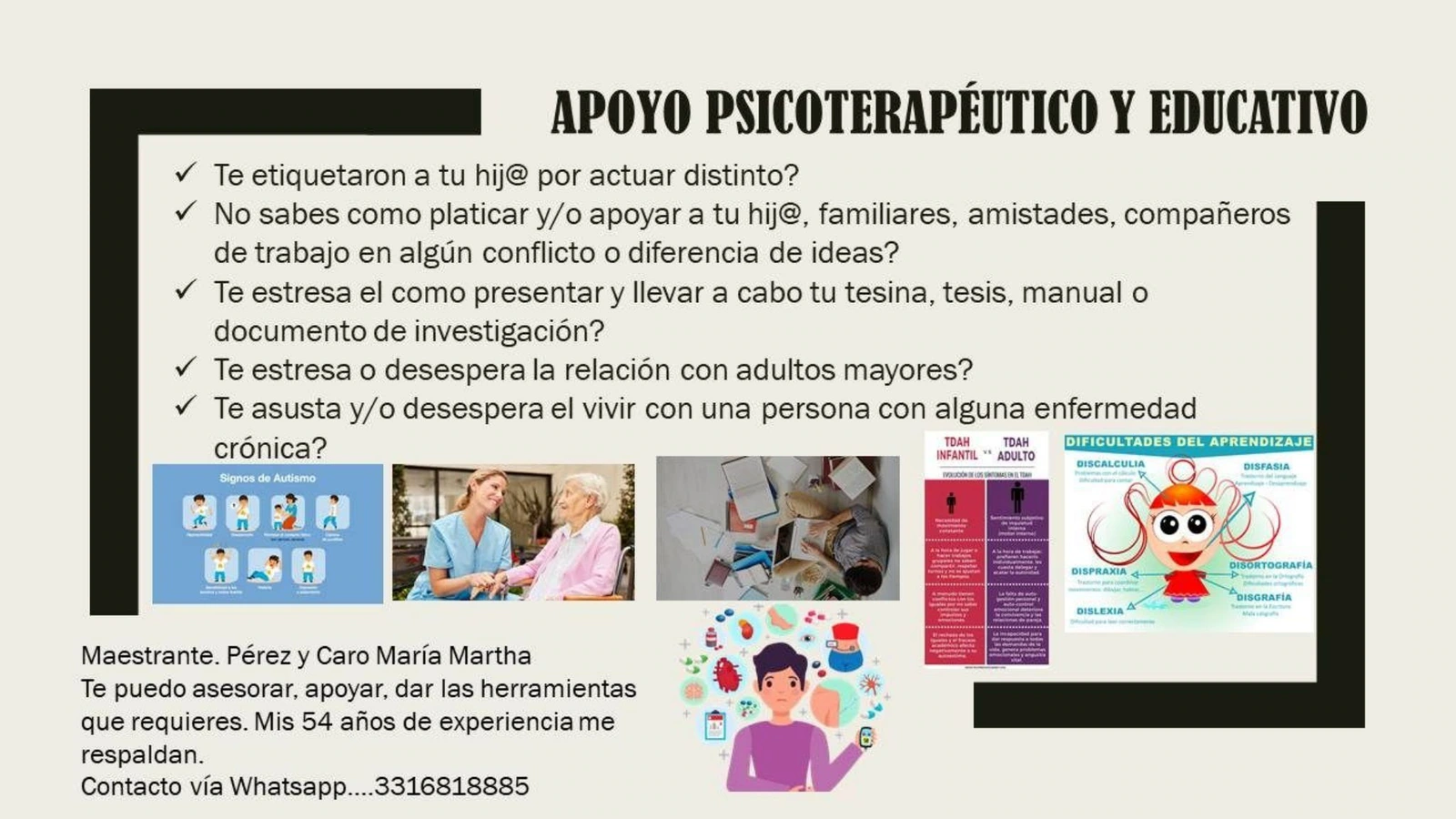 Apoyo psicoterapeutico