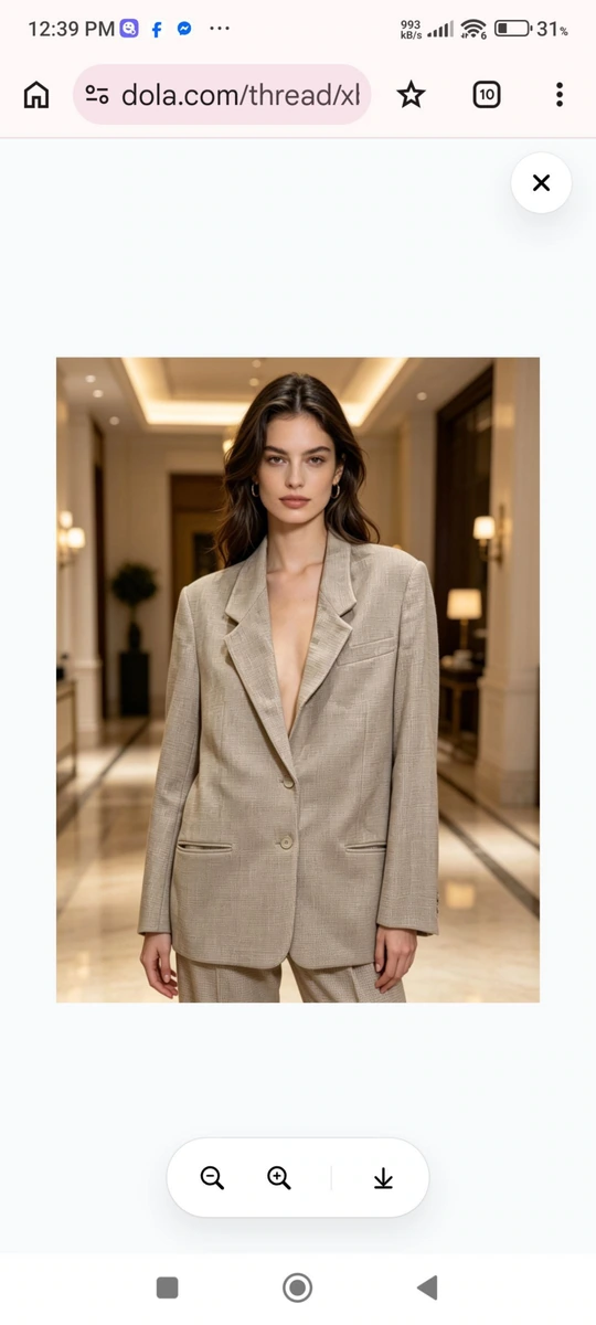 Elegante Blazer beige