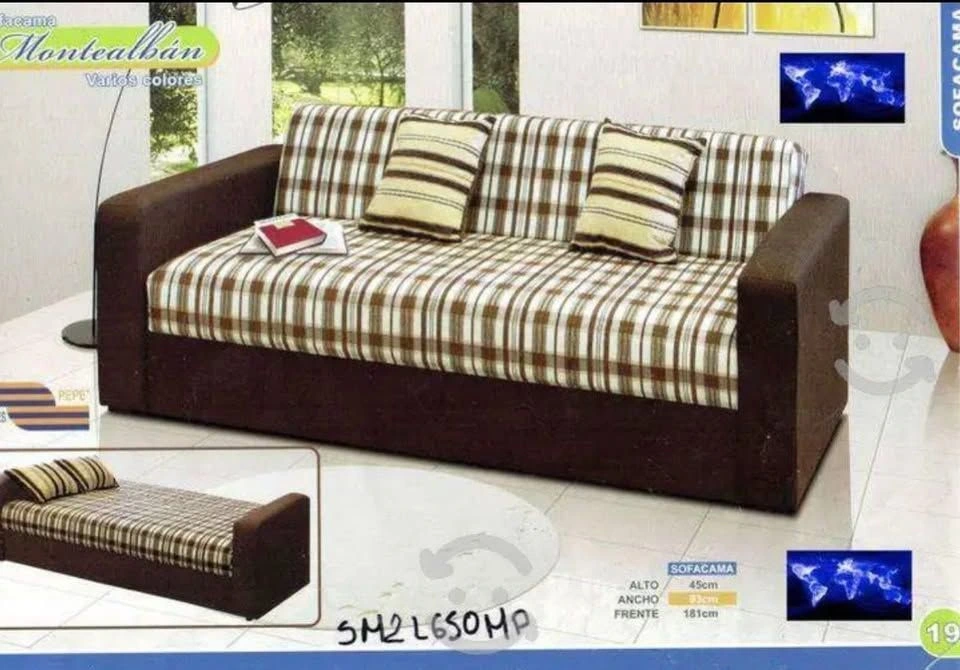 SOFA CAMA S. G. MOD. MONTE ALBAN TAM. STANDAR 2 PSS.