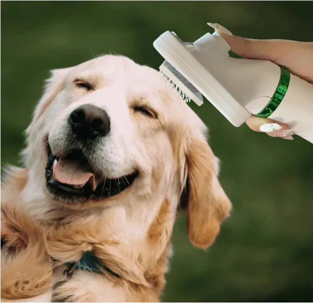 Cepillo Secador 2 en 1 para Perros y Gatos
