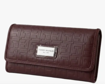 CARTERA DE MUJER TOMMY HILFIGER COLOR VINO