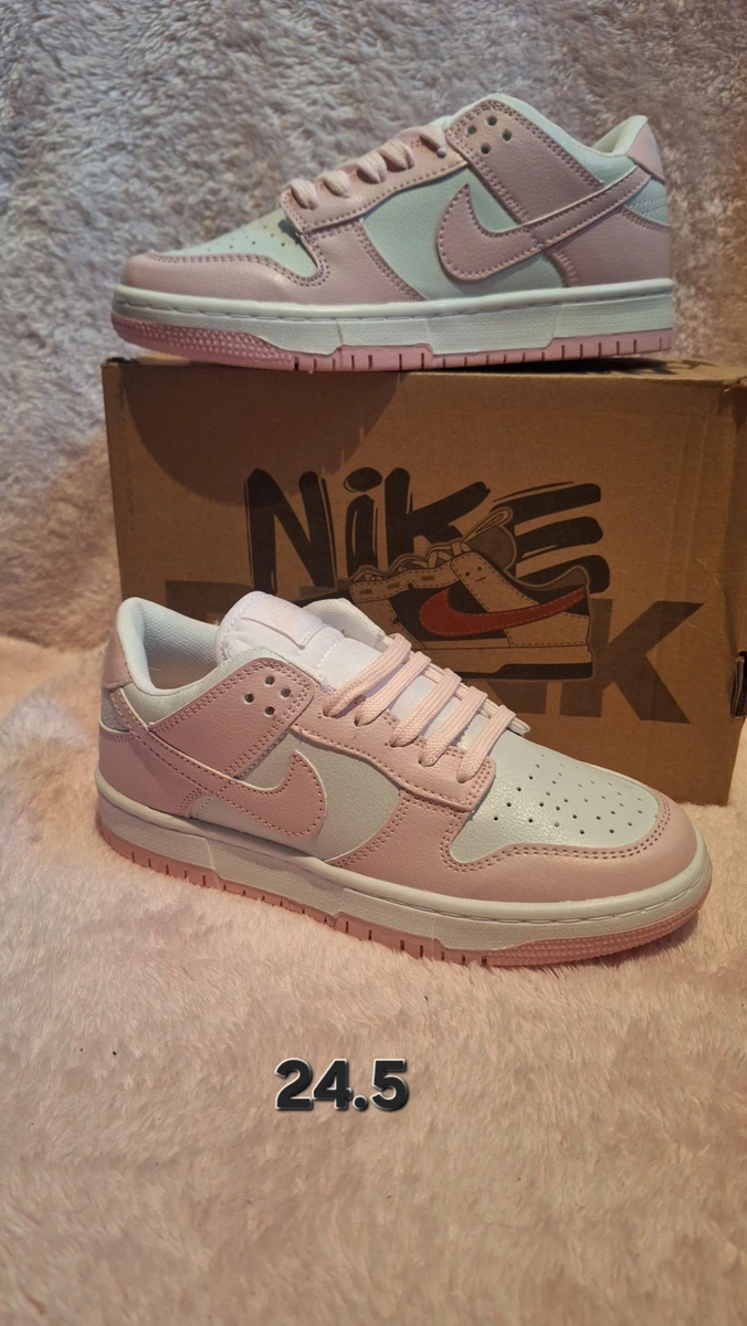 Nike dunk blanco rosa #24.5