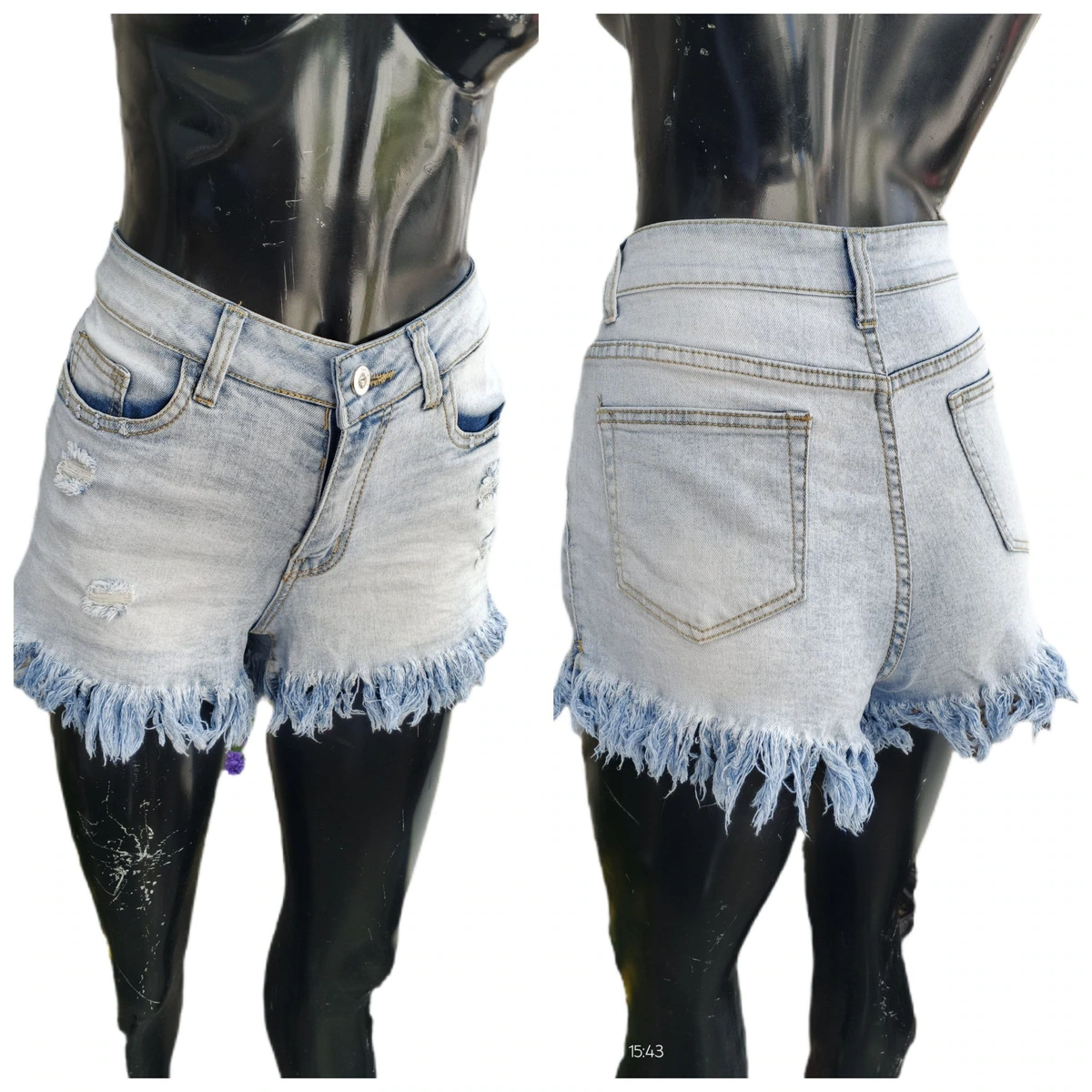 Shorts strech frescos con bolsas