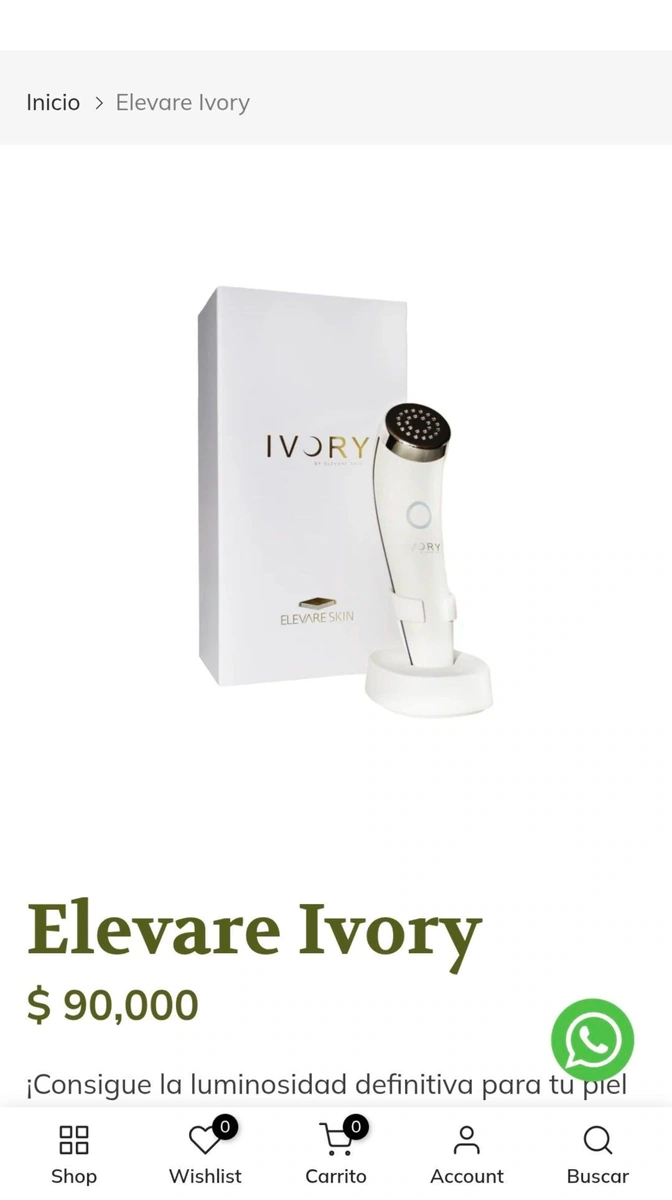 Maquina para masajes faciales