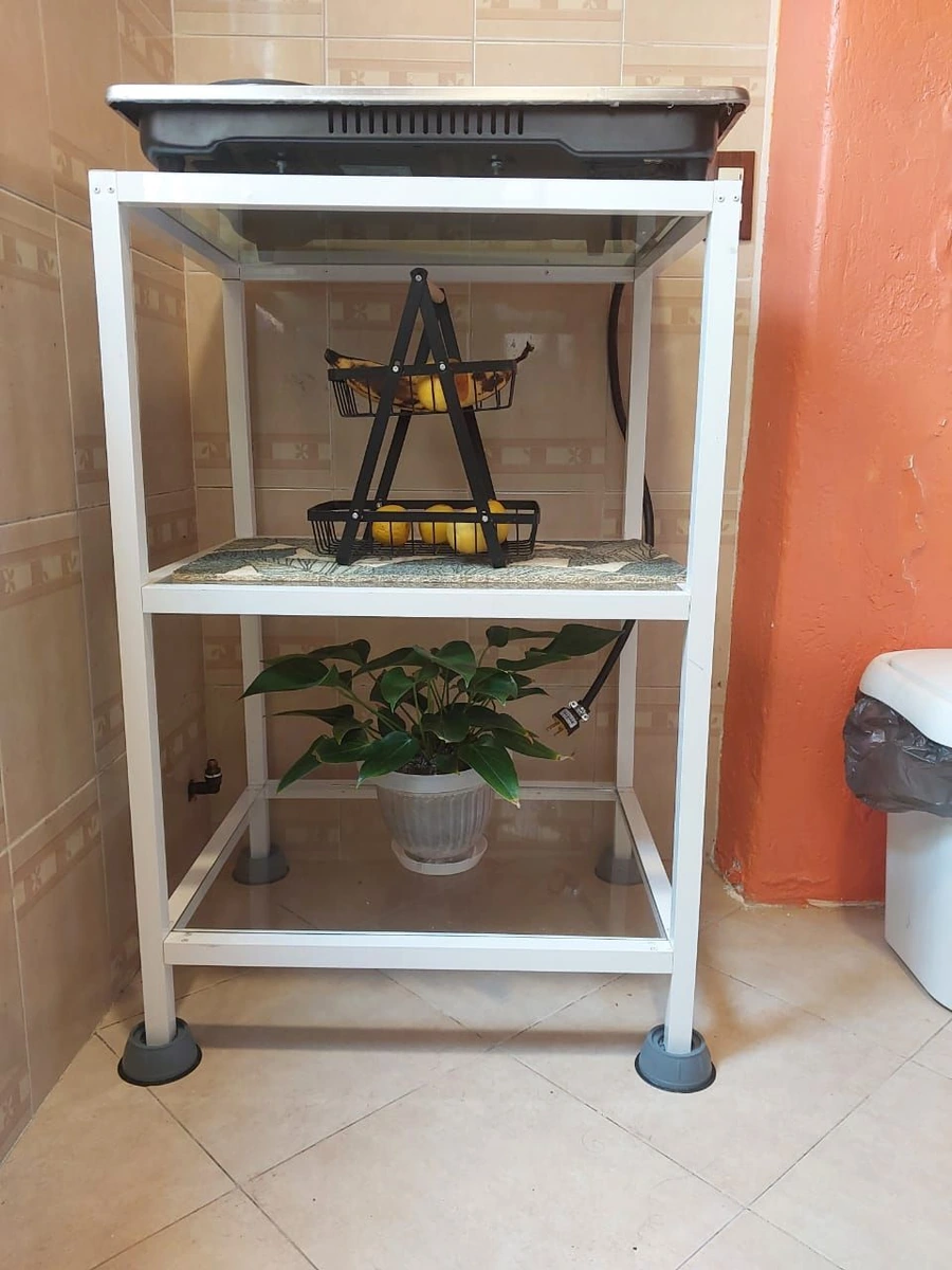 Mesa de tres enterpaños ideal para parrilla