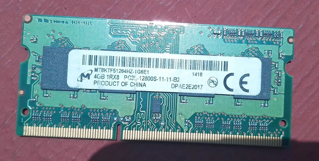Memoria ram 4 GB DDR 3 $200