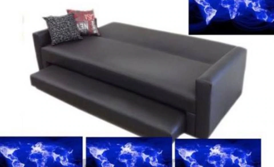 SOFA CAMA DOBLE S. G. MOD. CARELLES TAM. (STD. - STD.) 2 PSS.