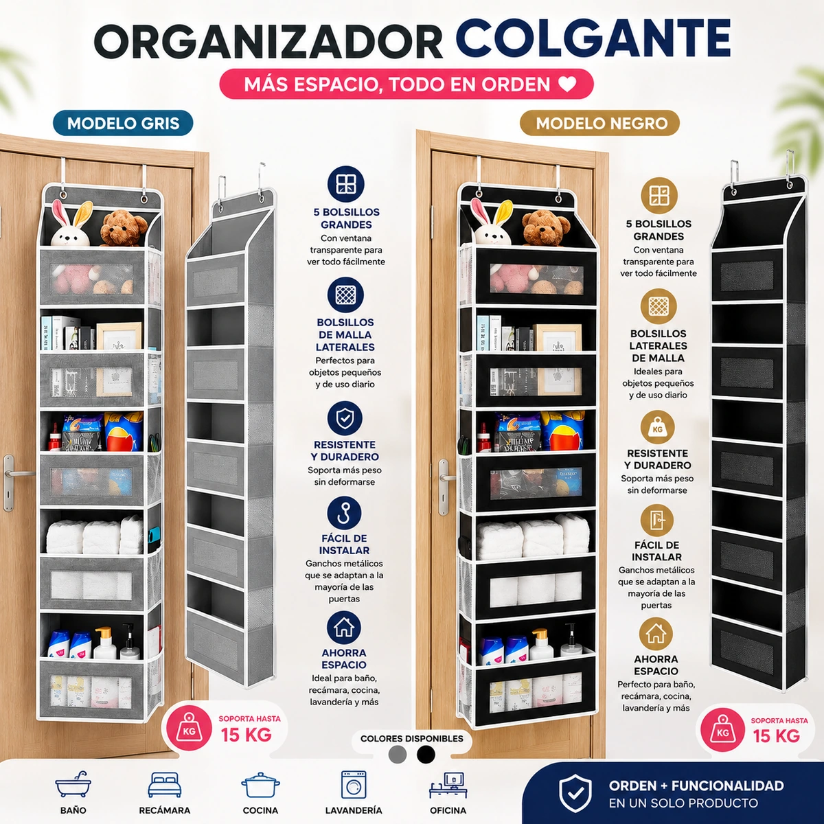 Organizador Colgante Multifuncional