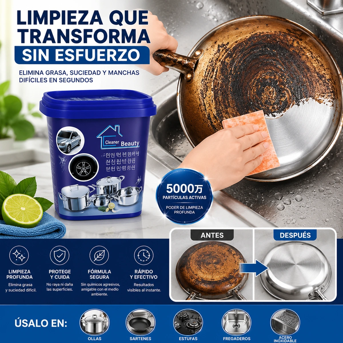 Pasta Limpiadora Multiusos Cleaner