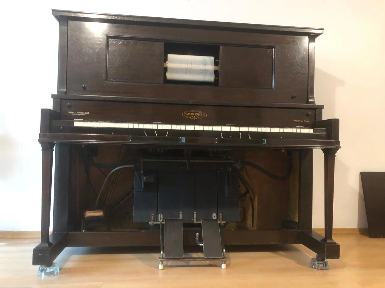 PIANO PIANOLA GULBRANSEN FUNCIONANDO AL 100%