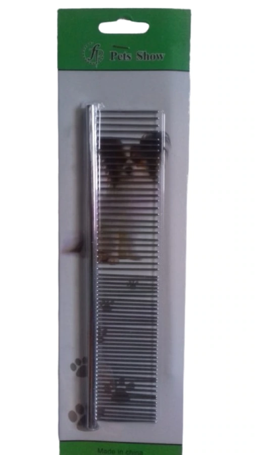 Peine Metálico Profesional Mixto Para Perros O Gatos 19 Cms