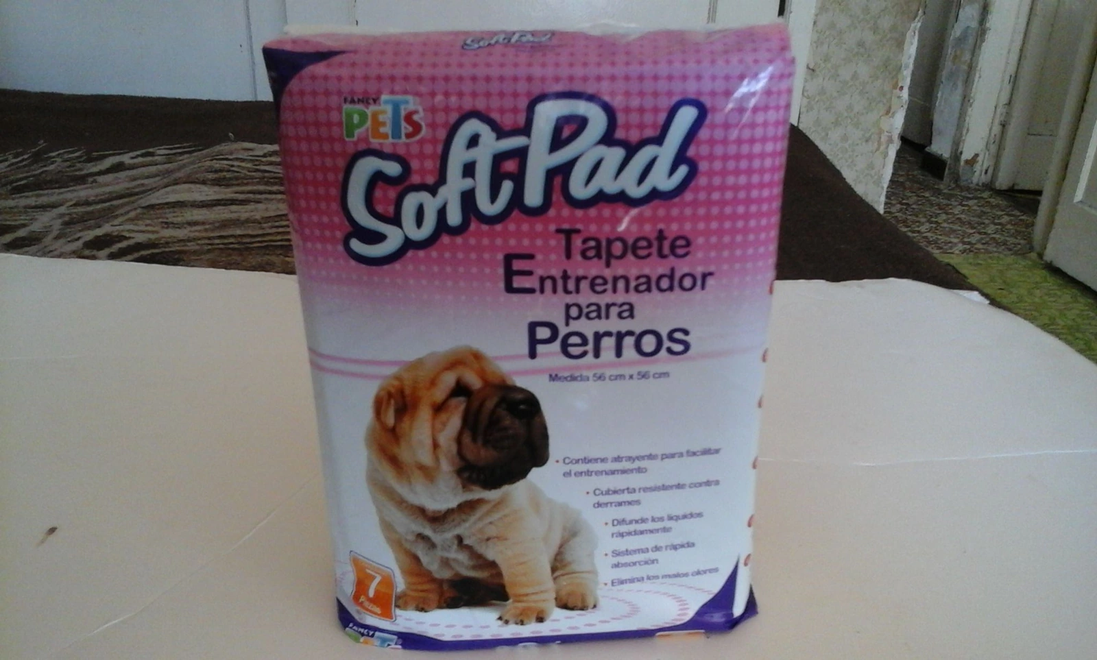 Tapete Entrenador Absorbente Para Perro Soft Pads 7 Pzas