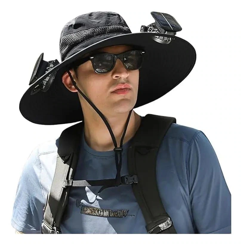 Sombrero con Ventilador