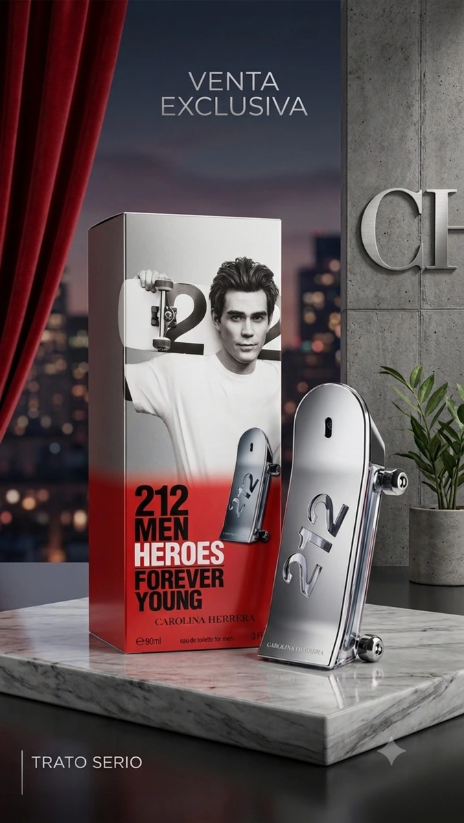 Perfume 212 Men Heroes Carolina Herrera