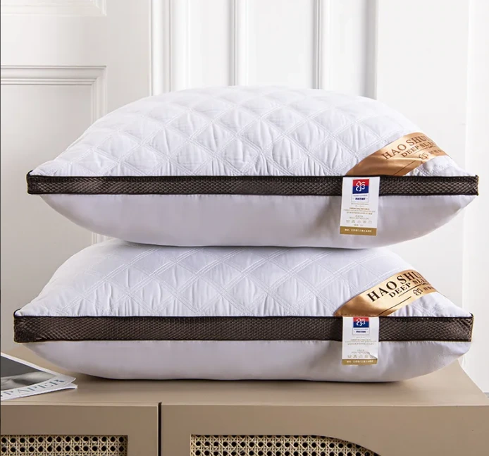 2 Almohadas Altas para Cama Acolchadas