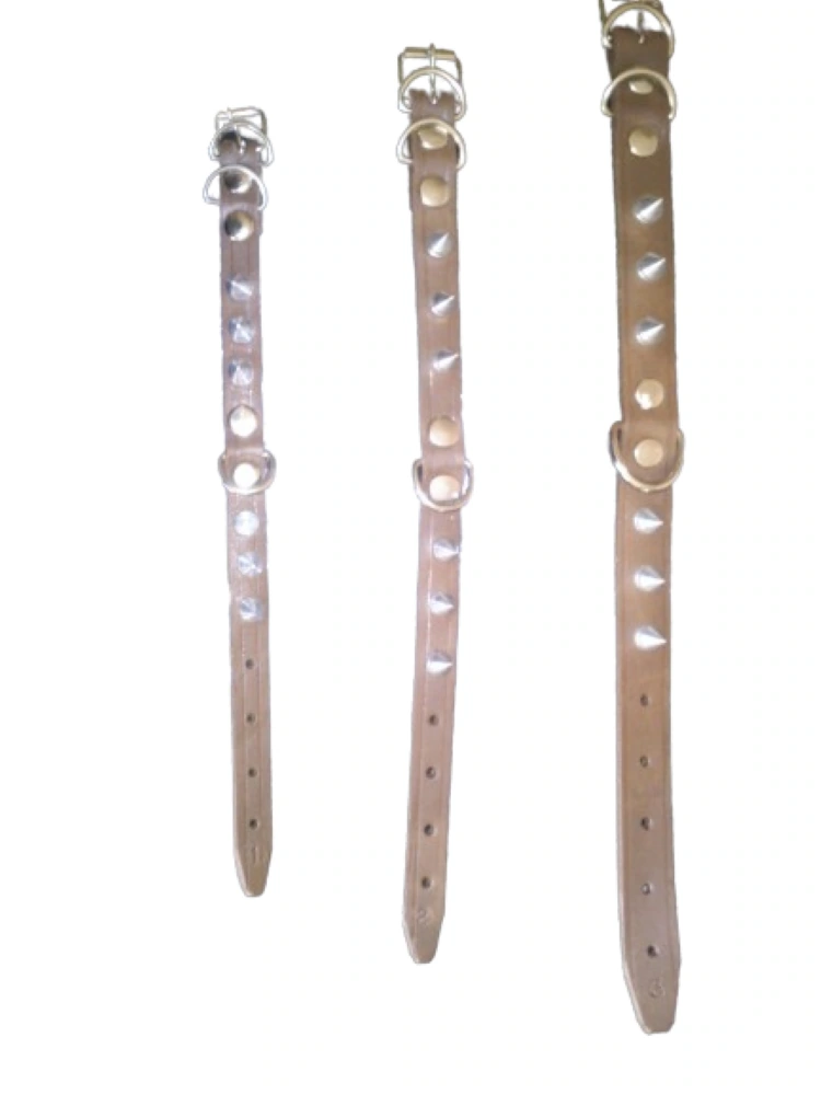Collares De Piel Con Picos Para Razas Pequeñas