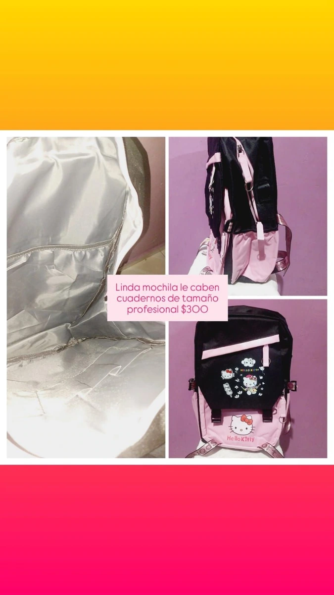 Mochila de hello kity