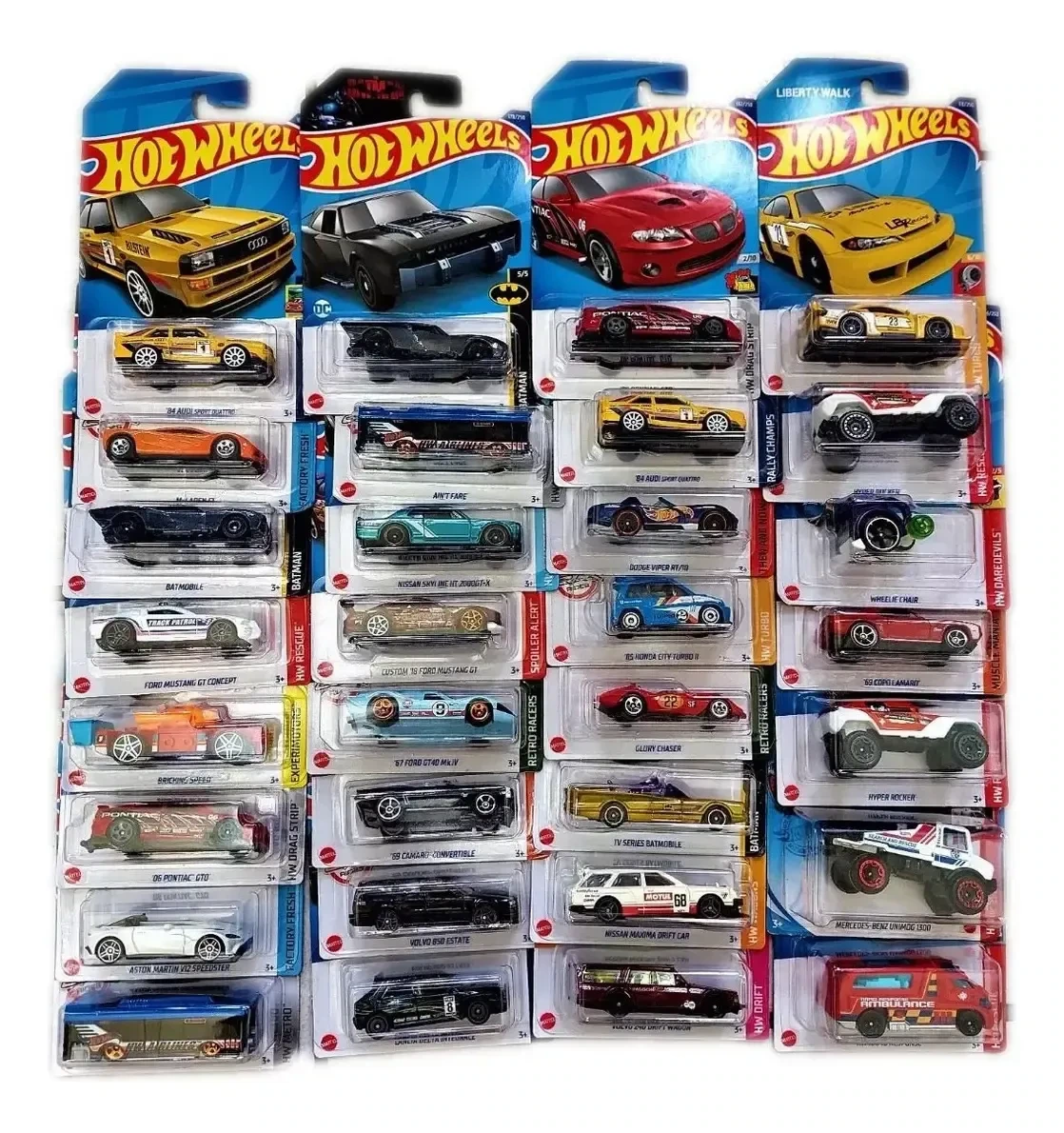 10X Hot Wheels (Paquete de 10 autos sopresas)
