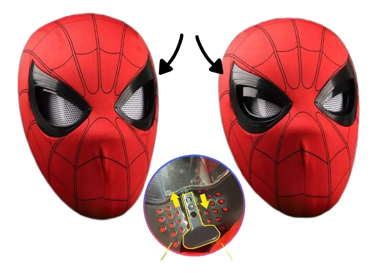 Mascara Spiderman ojos móviles