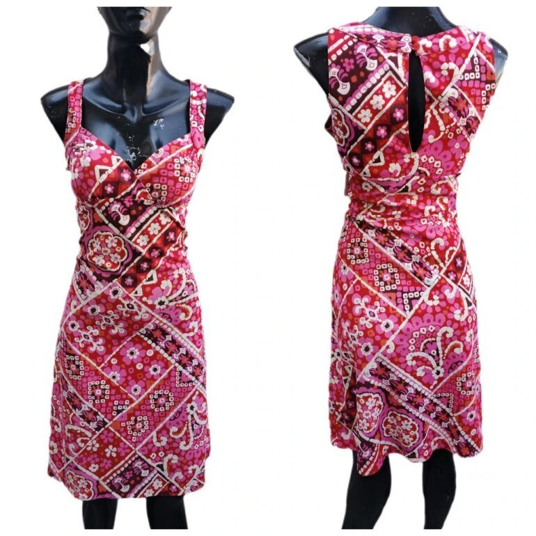 vestido strech con tirantes estampado fresco moda internacional
