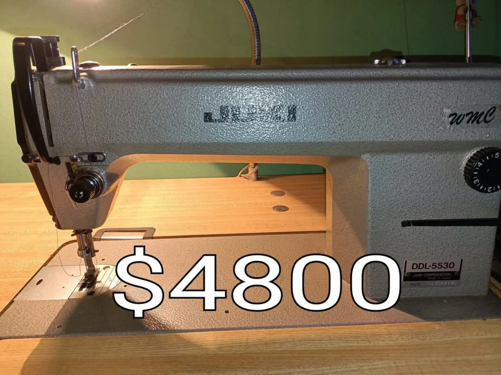 Maquina de coser recta