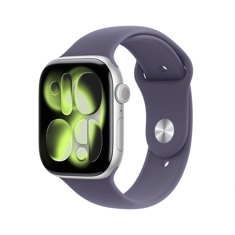 Apple Watch MEVA4AM/A S11 GPS 46mm Alum Plata Dep Morado Niebla M/L