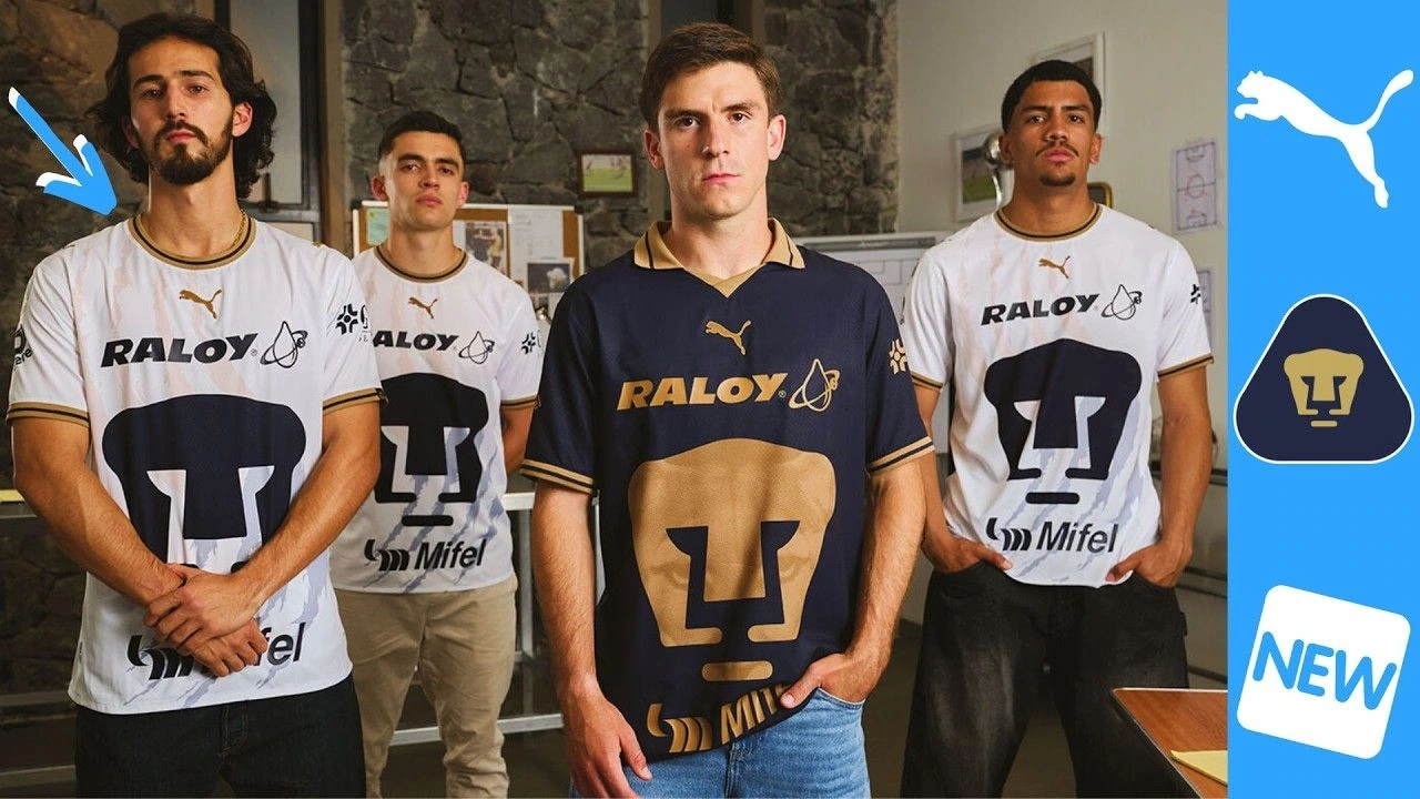 JERSEY DE PUMAS TEMPORADA 2026-2027 BLANCA Y AZUL