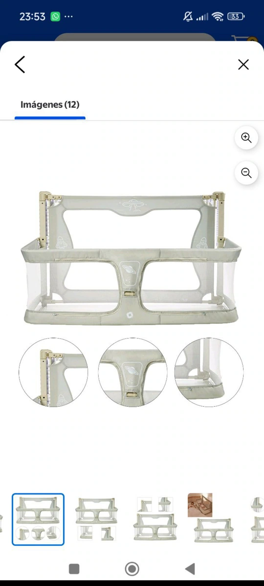 Cama portátil multifuncional para bebe