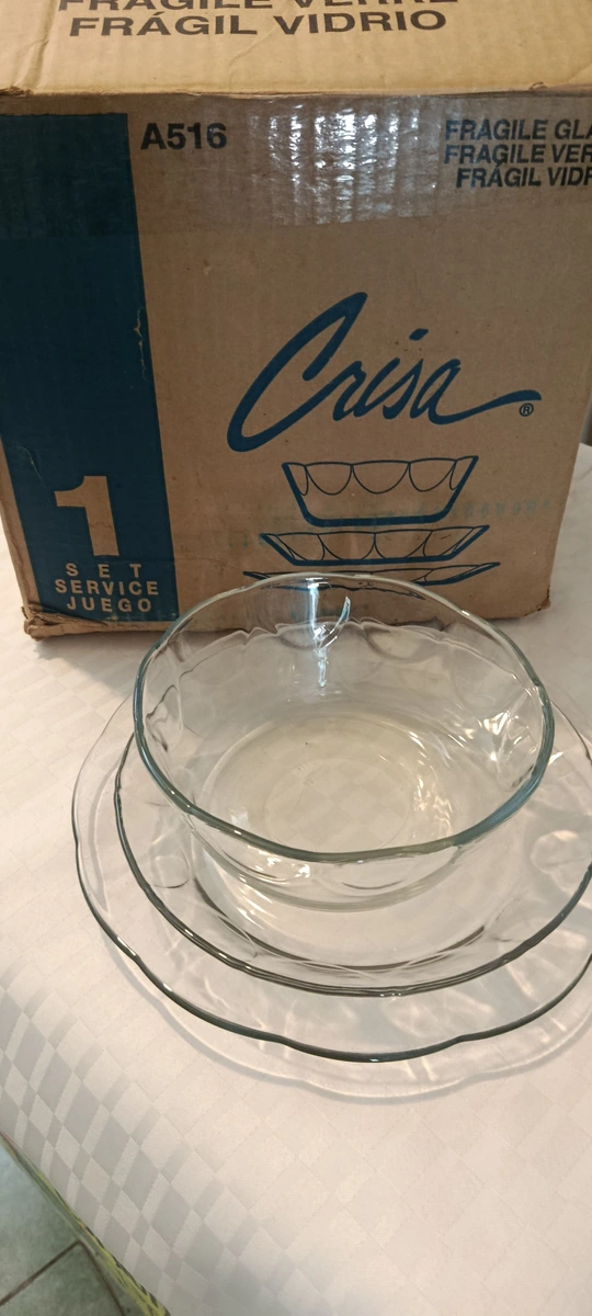 Vajilla De Cristal