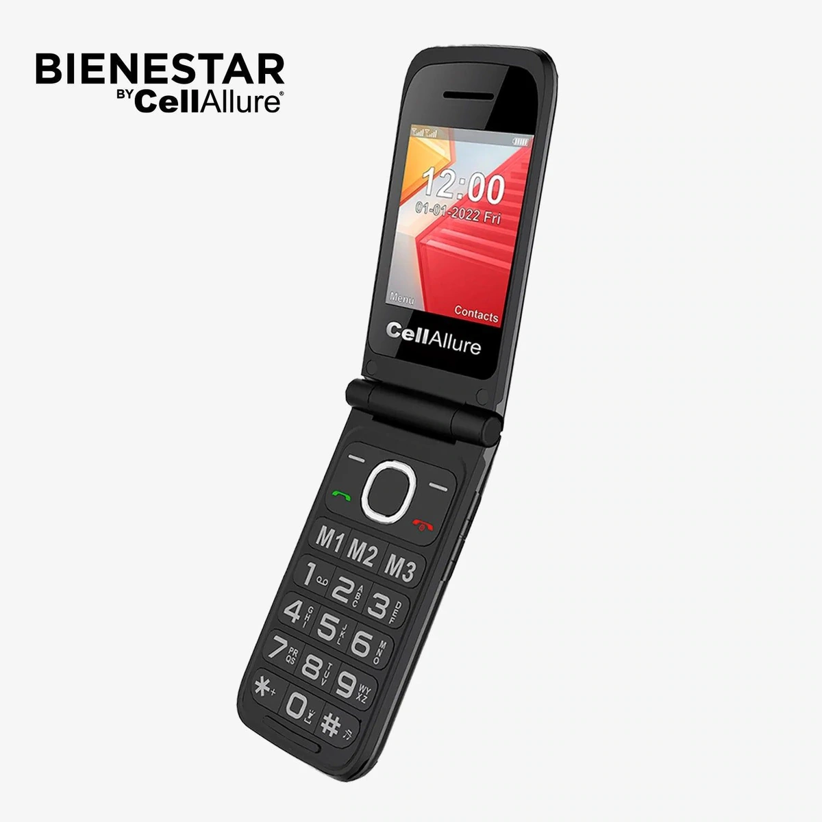 Teléfono celular Bienestar by CellAllure |  Teléfono para adultos mayores