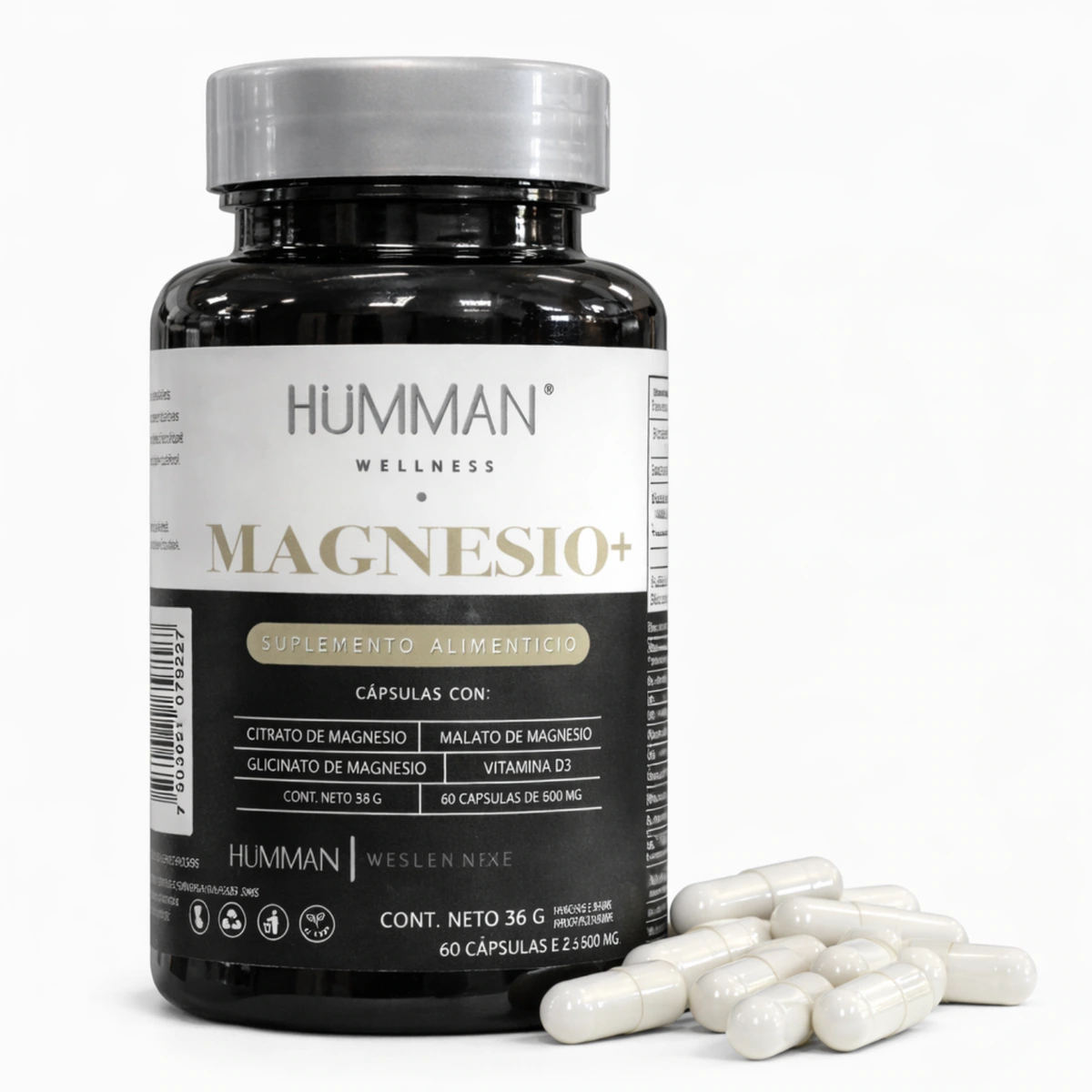 Hümman Magnesio+ 60 Cápsulas