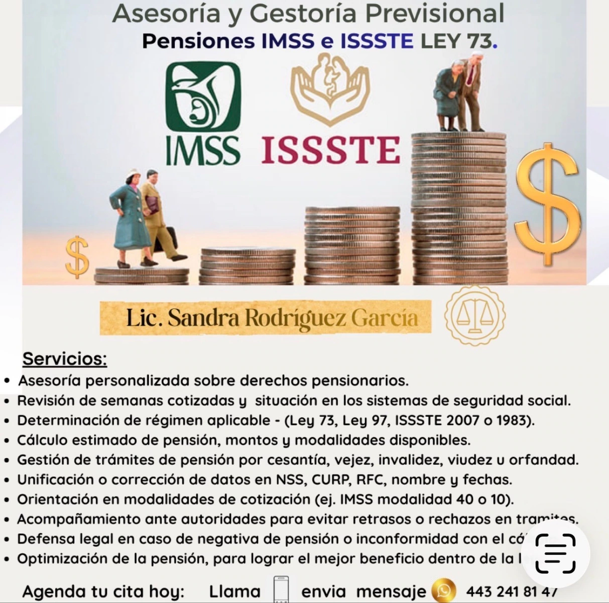 Pensiones IMSS & ISSSTE Ley 73