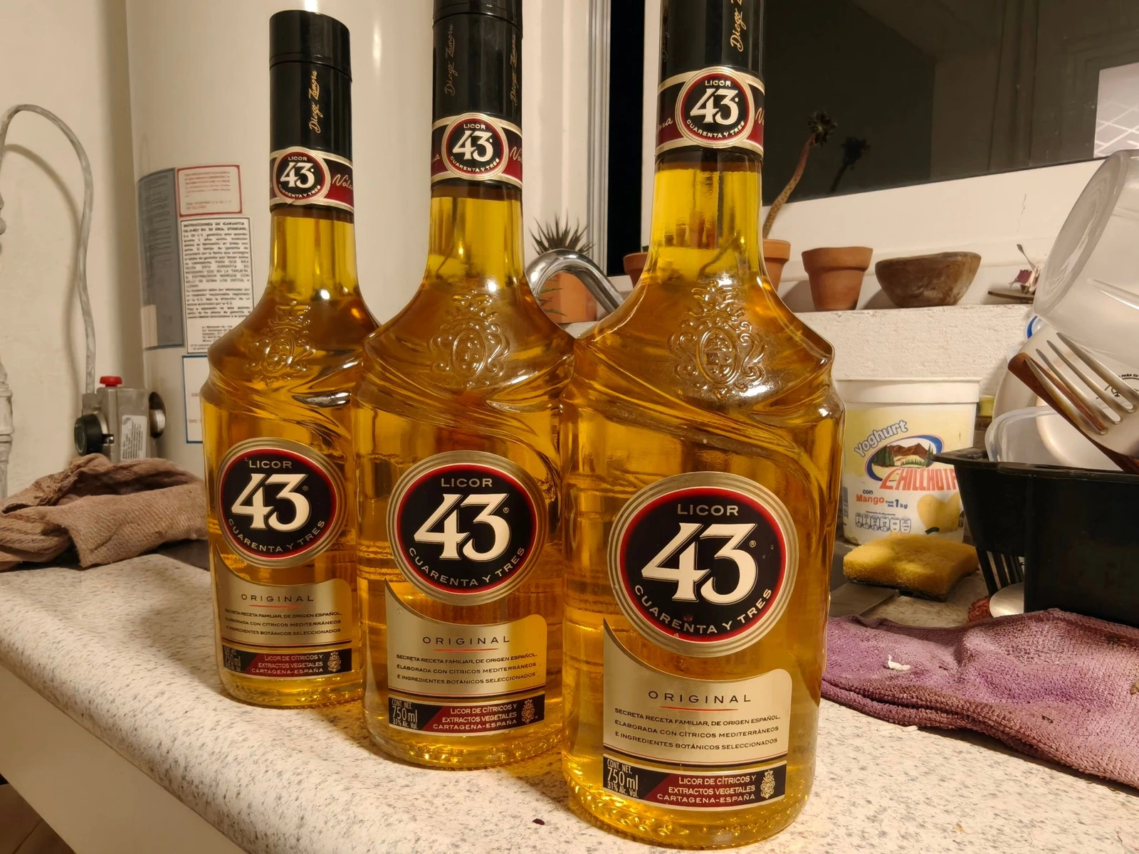 3 botellas Licor 43