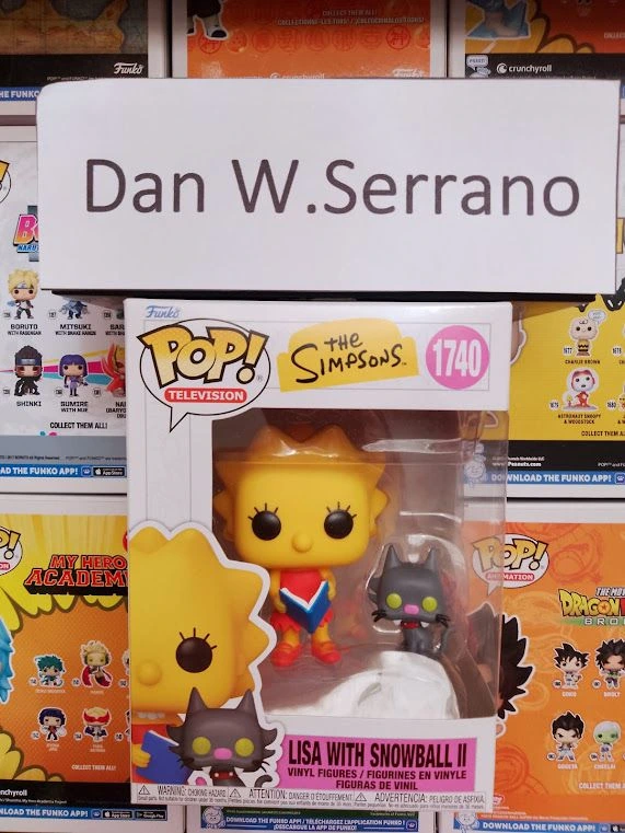 Funko Pop TV: Los Simpson - Lisa y Bola de Nieve #1740