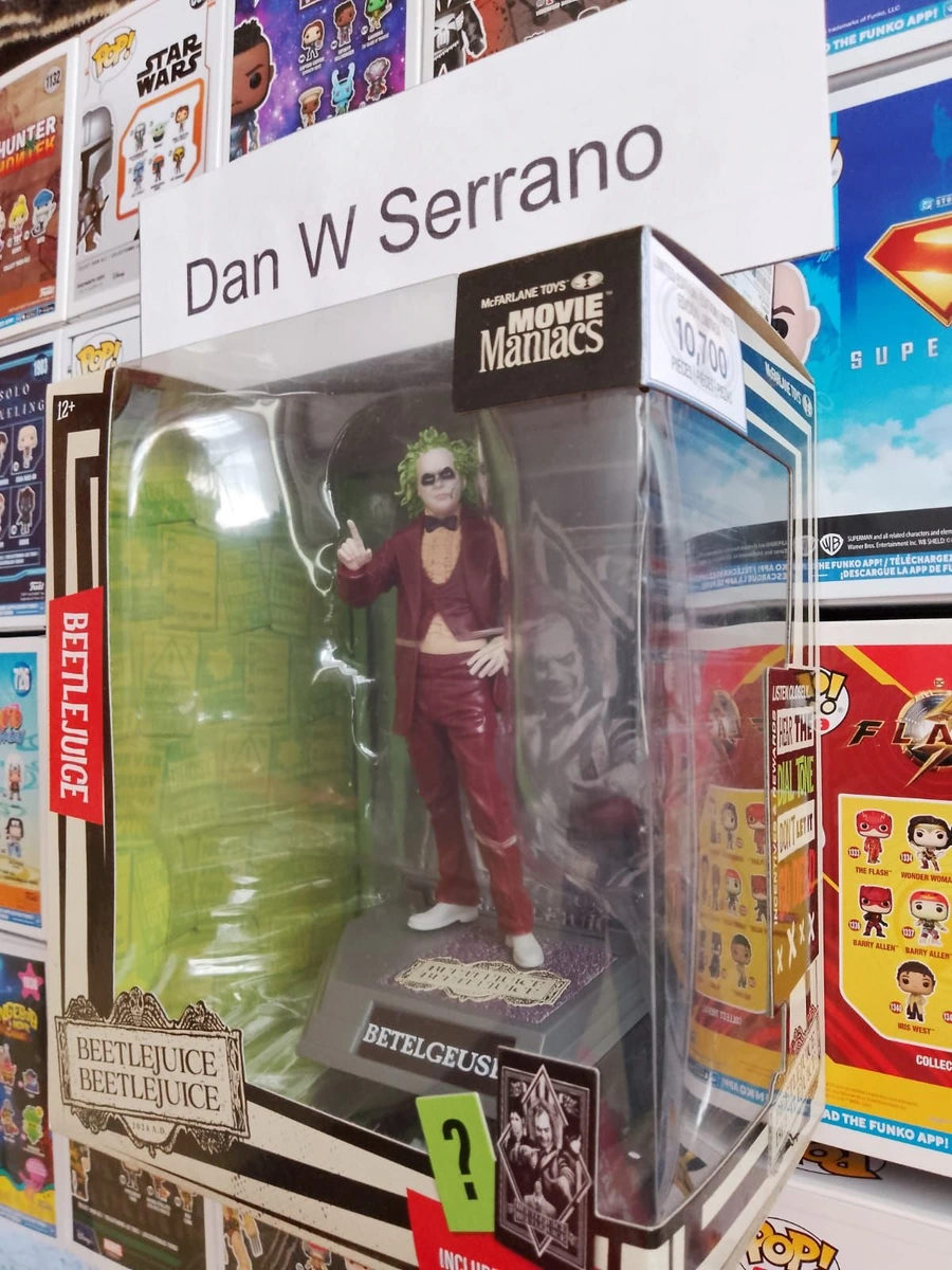 Mcfarlane Posed Figure Movie Maniacs: Beetlejuice 2024 - Beetlejuice 6 Pulgadas