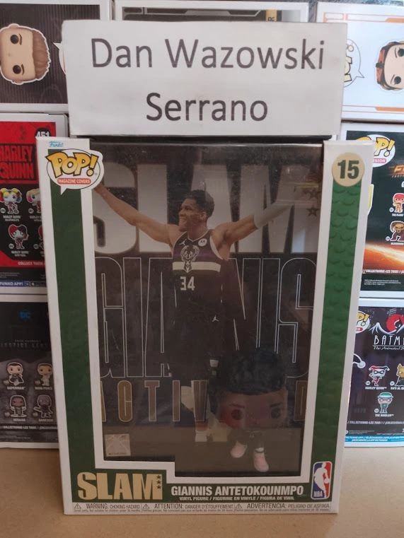 Funko Pop NBA Cover: SLAM - Giannis Antetokounmpo #15