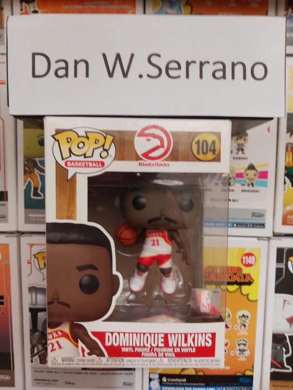 Funko Pop NBA Legends: Atlanta Hawks - Dominique Wilkins #104