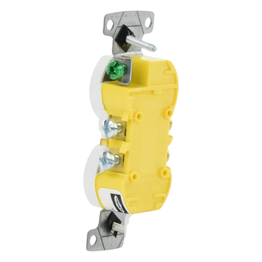 Contacto Duplex 15A 125V/ 2 Polos 3 Hilos/ Nema 5-15R/ Color Blanco.
