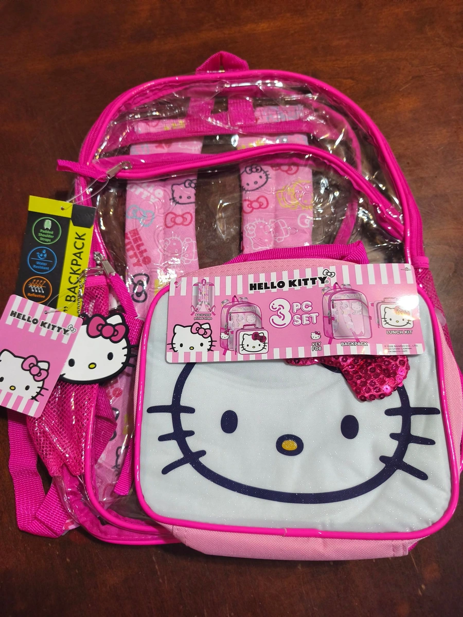 Mochila transparente Hello Kitty 🩷