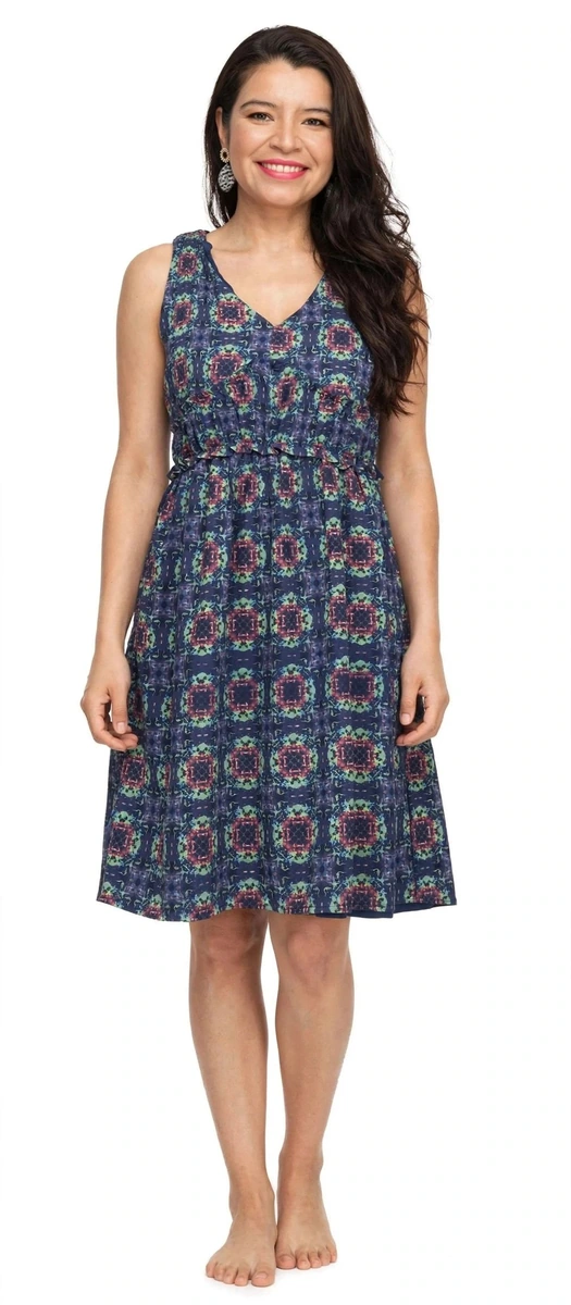 vestido comodo lindo suelto sin manga fresco