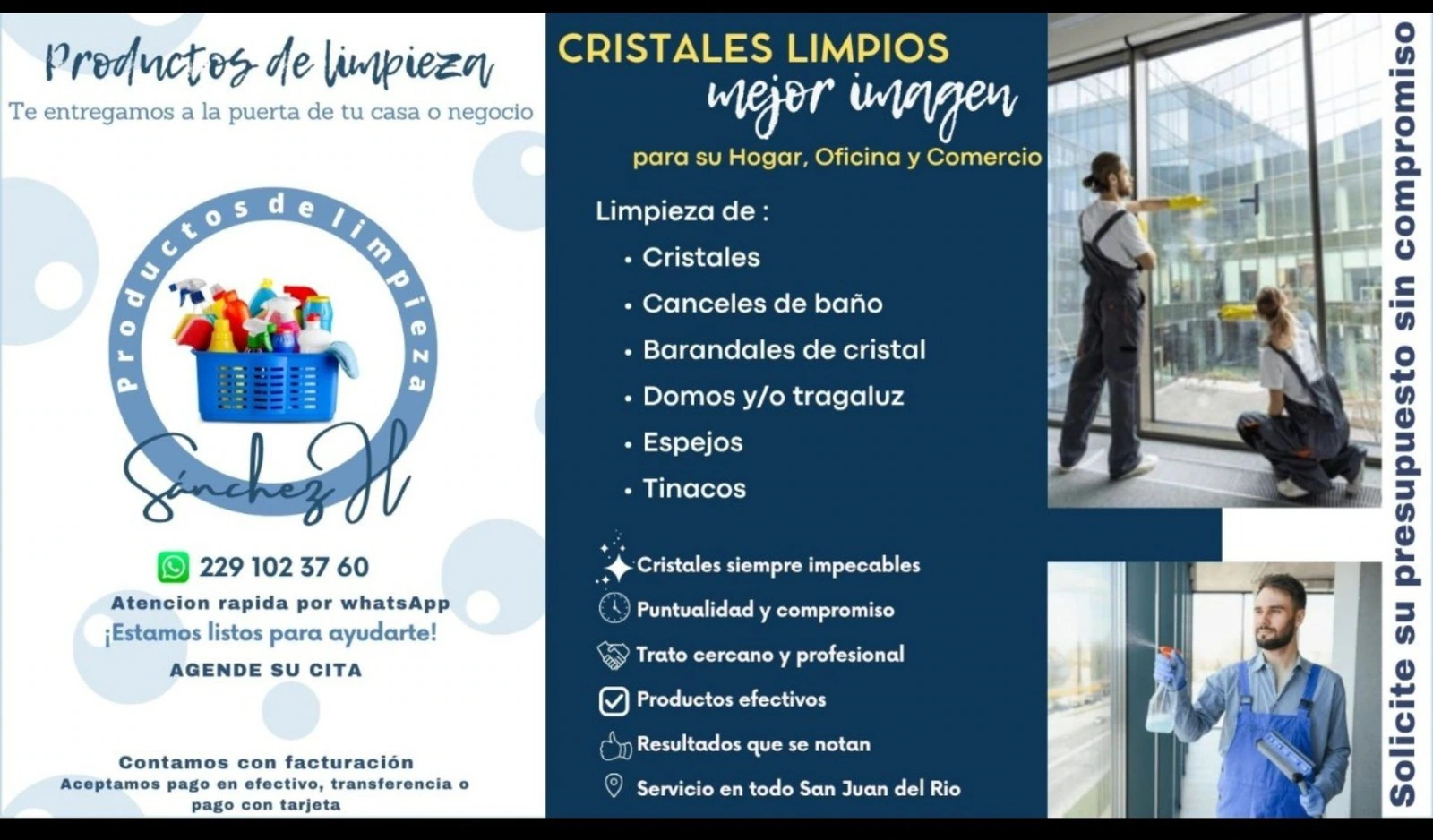 Limpieza de ventanas, Impermeabilización, pintura