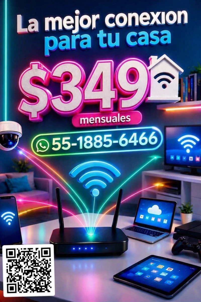 Para este regreso a clases el mejor internet 🛜