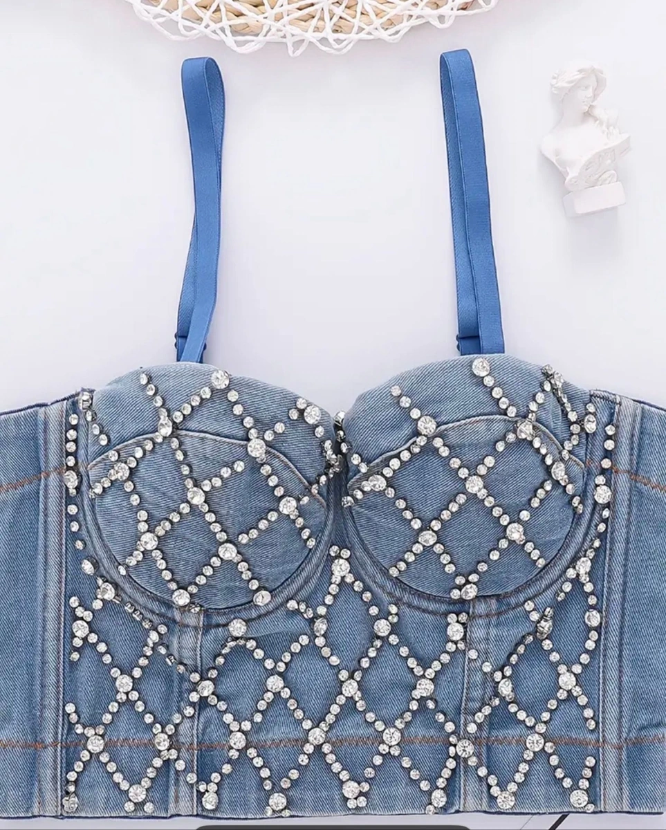 Bustier con brillos