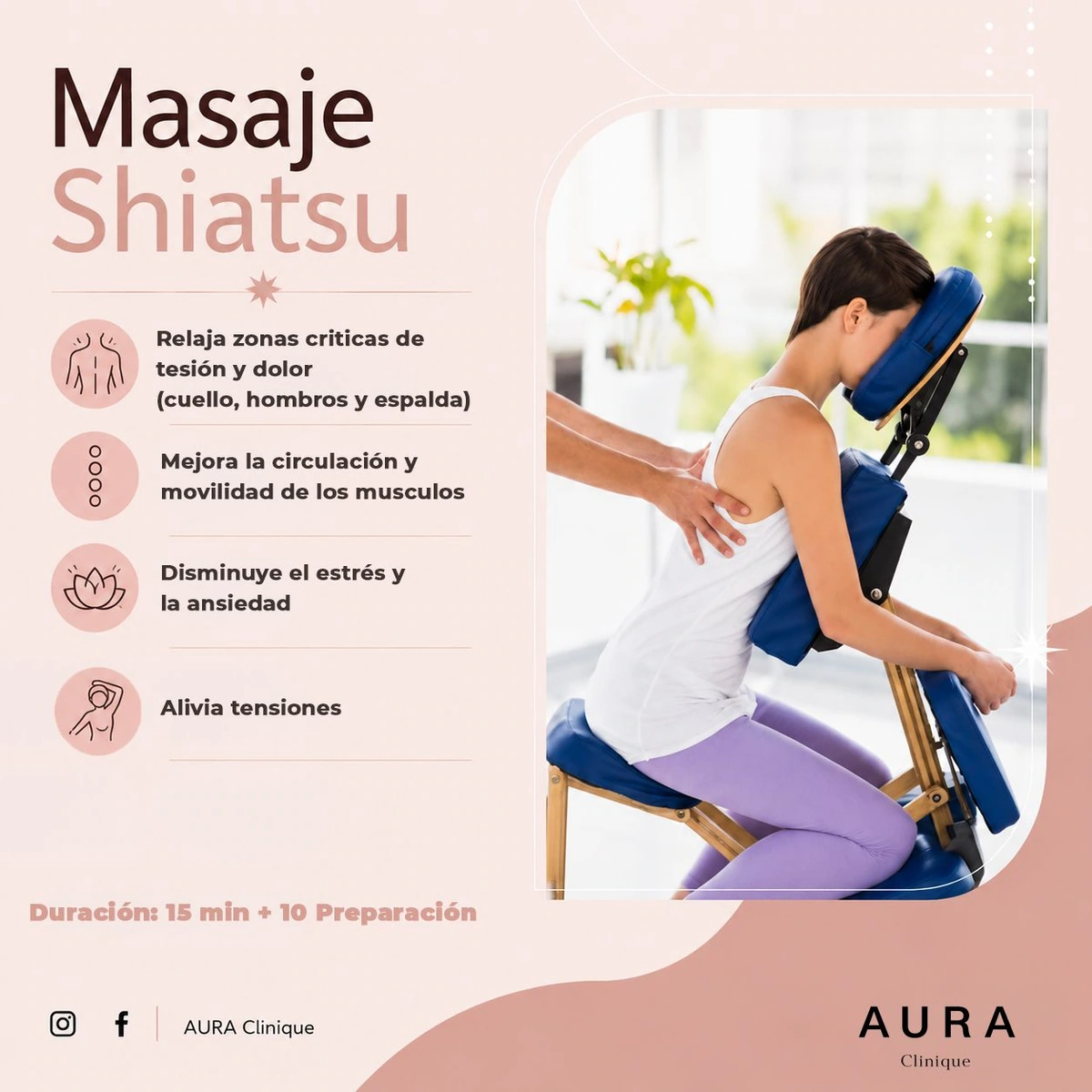 Masaje Shiatsu en silla – Roma Norte