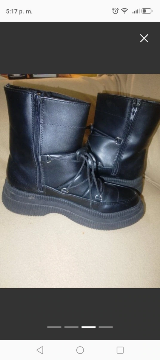 Botin negro para dama