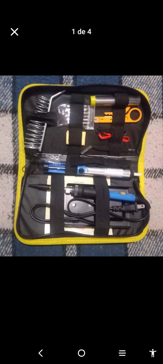 Cautín con accesorios