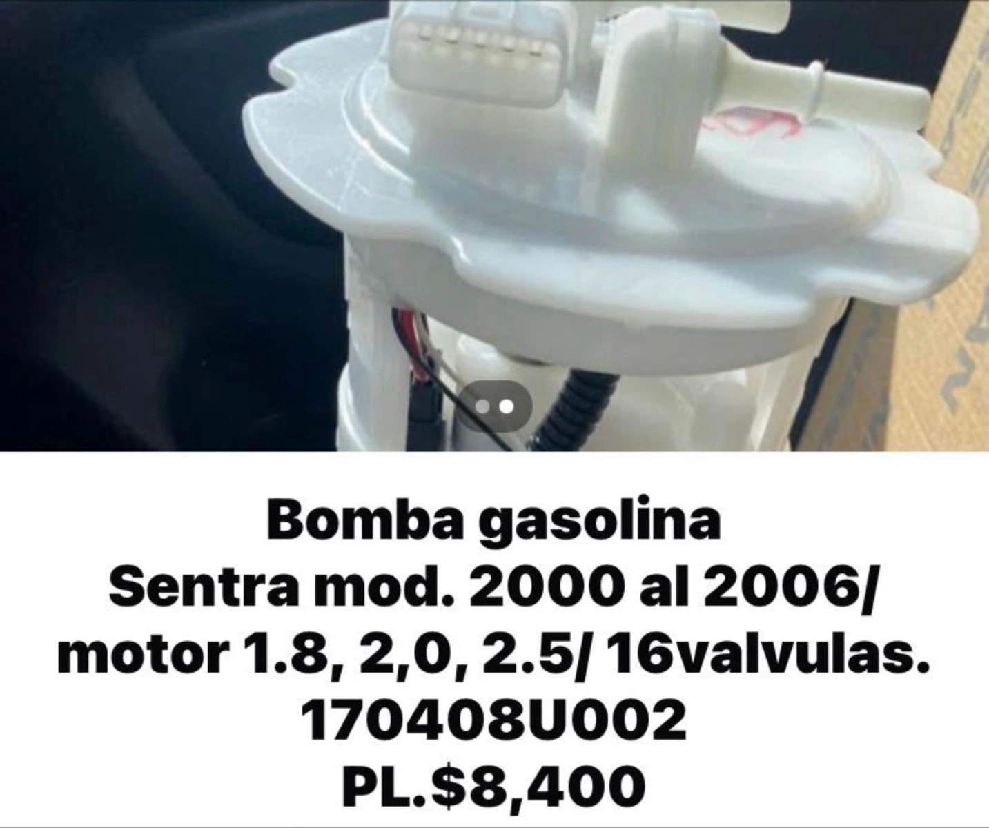 Bomba de gasolina original Nissan