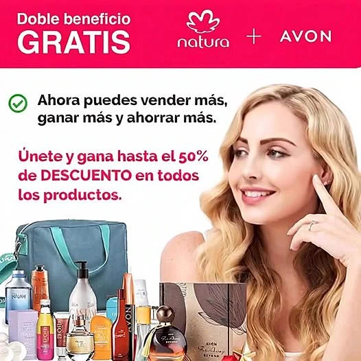 Se Tu Propio Jefa (e). Con Natura /Avon Y Alcanza Tus Sueños Sin Limites...